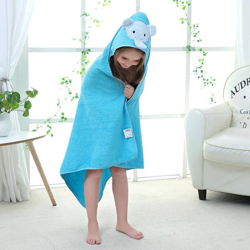 

90x90cm 100% Cotton Cartoon Animal Pattern Blanket Children Baby Kids Cloak Bathroom Bath Towel Birthday Gift 80x80cm&1pc