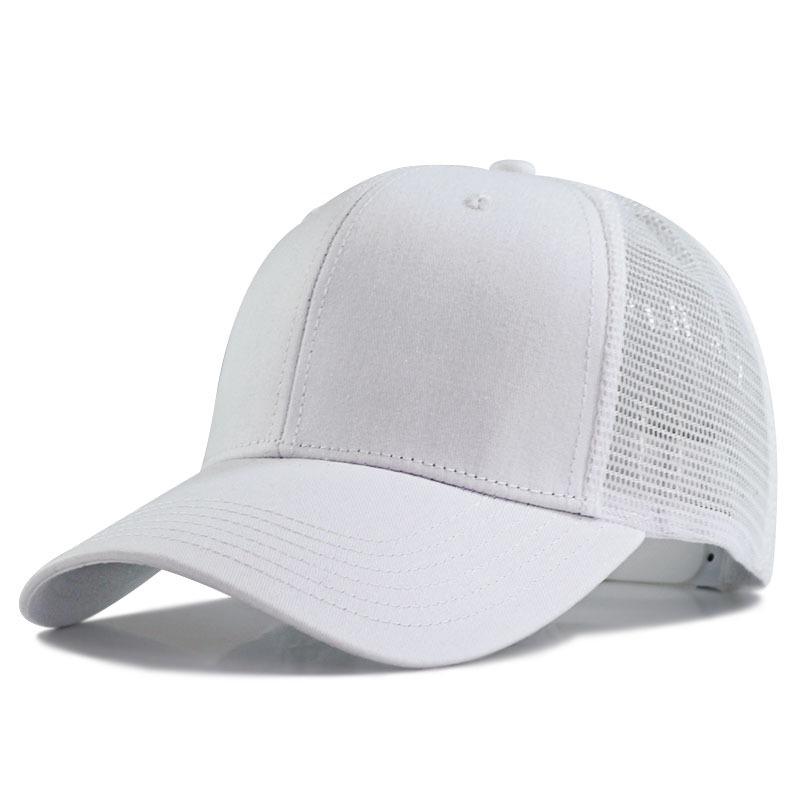 Large size mesh baseball cap big head circumference large cap summer men's breathable duck tongue sun hat