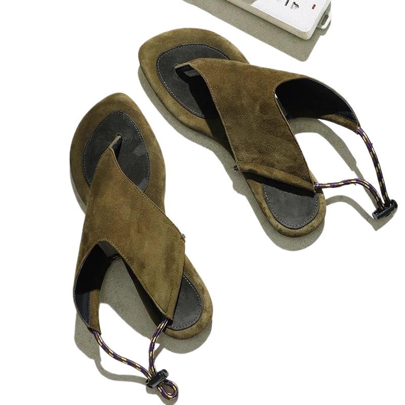 Moda Moda sandali clip-on da dito con dita scoperte estivi nuovi versatili scarpe basse da donna sandali casual comodi