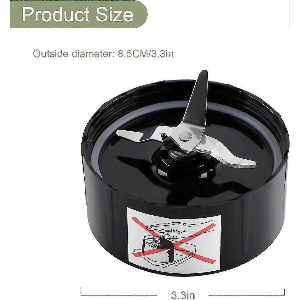 2-pack Cross Blade Blender Replacement Parts Work with Magic Bullet 250w Blenders Model MB