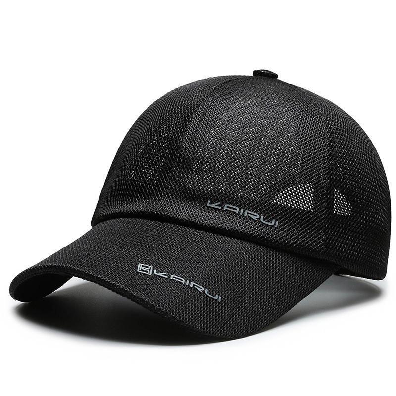 

Peaked Cap Sports Sun Hat Sun Protection Men Women s Baseball Summer Fishing Running Breathable Full Mesh Sun Hat Black