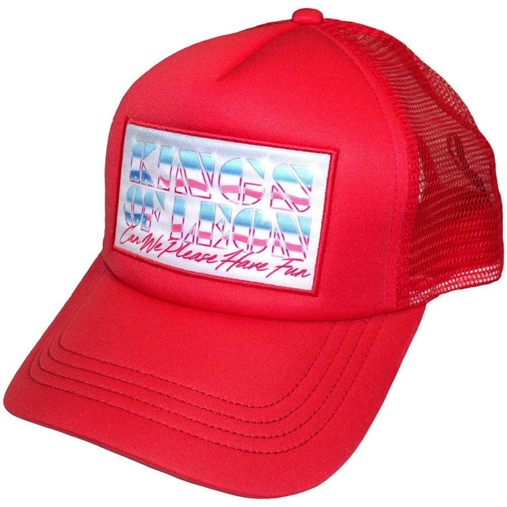 Kings Of Leon Unisex Adult Can We Please Have Fun Bordered Baseball Cap