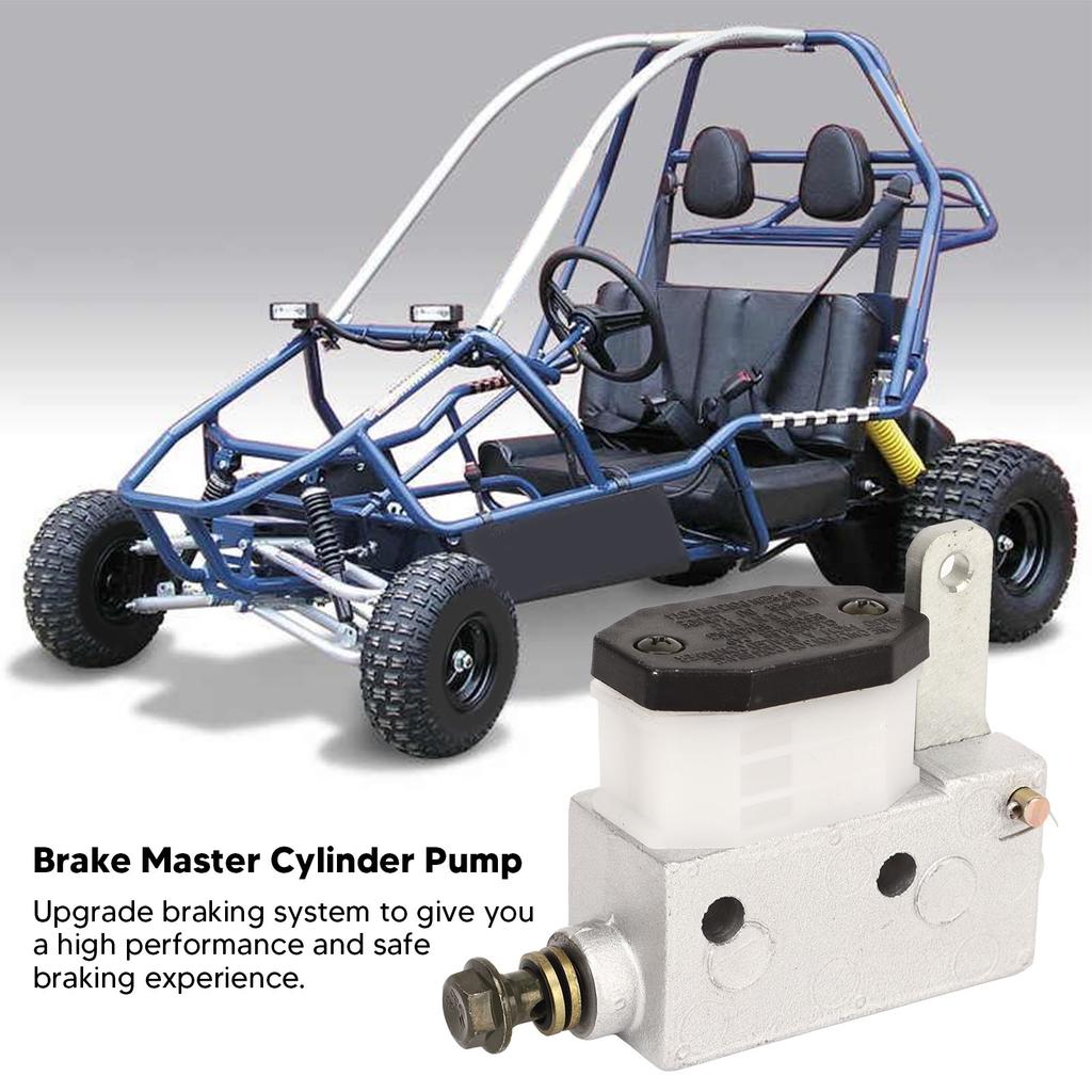 Hauptbremszylinder Pumpe Metallkonstruktion Einfache Installation 12.8 für Go-Kart ATV UTV Go-Kart Bremszylinder ATV Bremszylinder