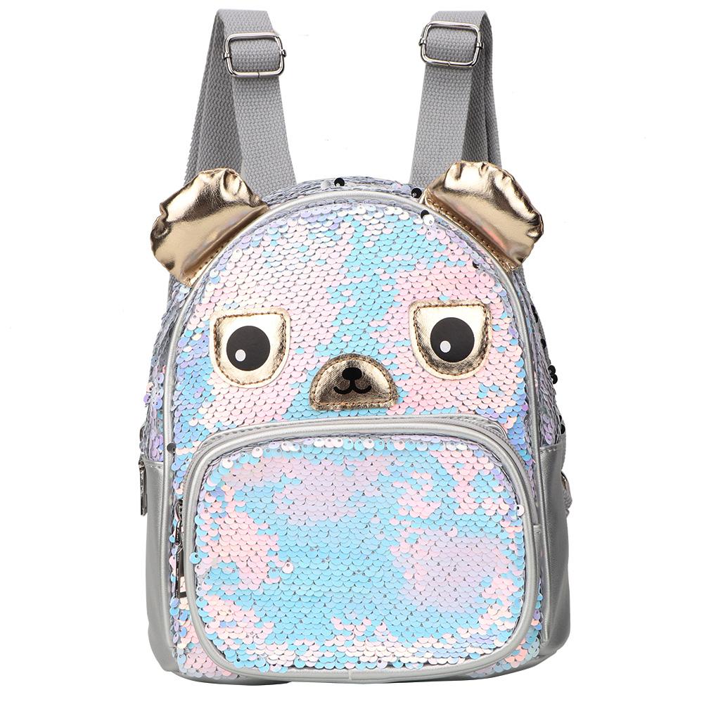 

Cute Cartoon Infant ReflectiveSequins School Backpack Children s Traveling Schoolbag (#03)
