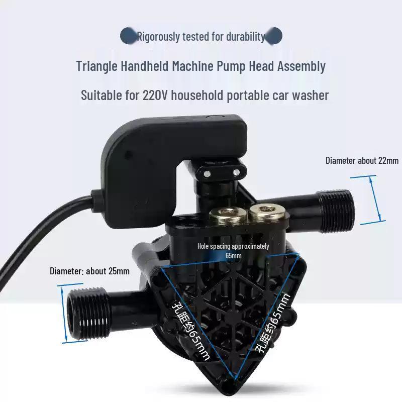 Morgana High-Pressure Car Washer Pump Head Assembly & Accessories Set