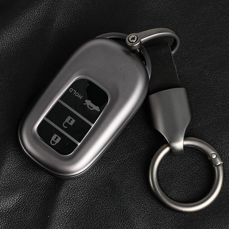 For Honda Key Fob Cover 5 Button Soft Tpu Keychain Holder Fits Accord Civic Hr-V Cr-V Pil  - Accessories