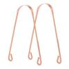 1Pc Copper Tongue Scraper Cleaner Scraper Men Women Soft Silicone Toothbrush Dental Oral Care Hygiene Health Care Tool