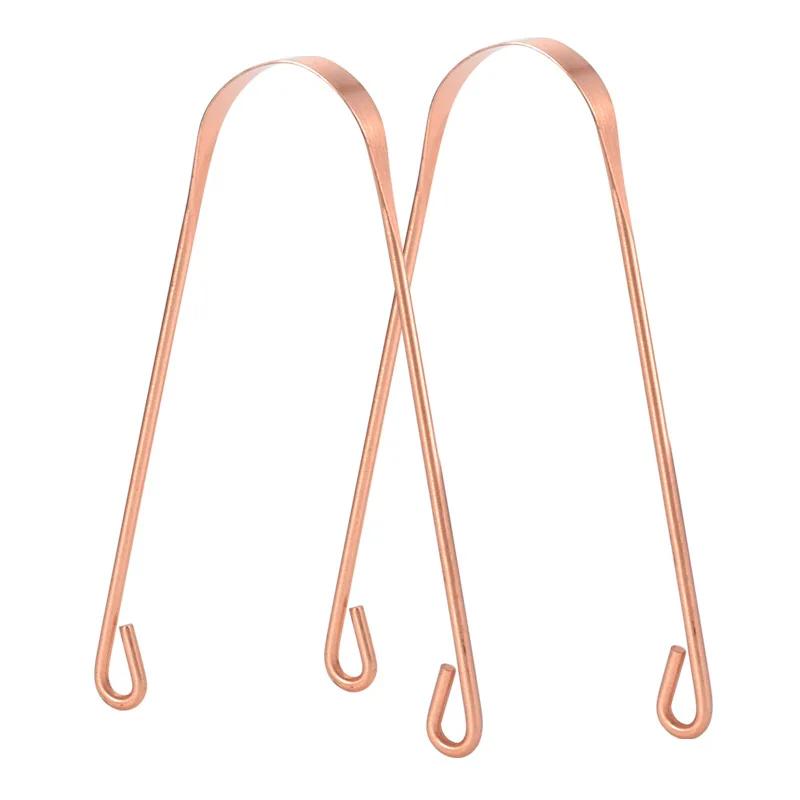 1Pc Copper Tongue Scraper Cleaner Scraper Men Women Soft Silicone Toothbrush Dental Oral Care Hygiene Health Care Tool