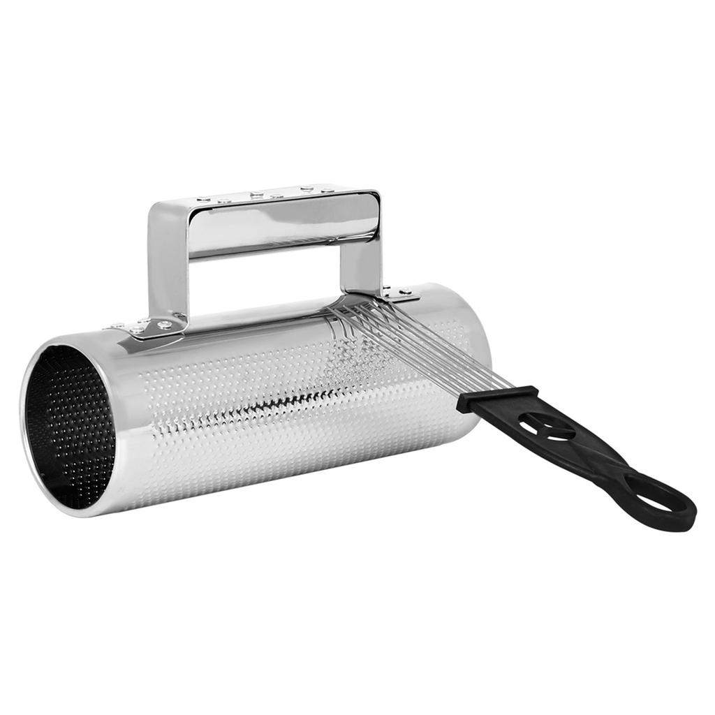 Metal Guiro Shaker with Scraper Percussion Guiro Musical Instruments Early Learning Musical Toy for Live Performances