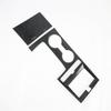 A87Q-2Pcs Car Carbon Fiber Center Console Gear Shift Panel Water Cup Holder Cover Trim Stickers for KIA K5