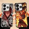 Anime Ryomen Sukuna JUJUSU Plating Phone Case For Xiaomi Poco X5 X6 X7 X8 Pro Max F8 Ultra F7 M8 M7 M5S Redmi 15C 15 14C 13C 13