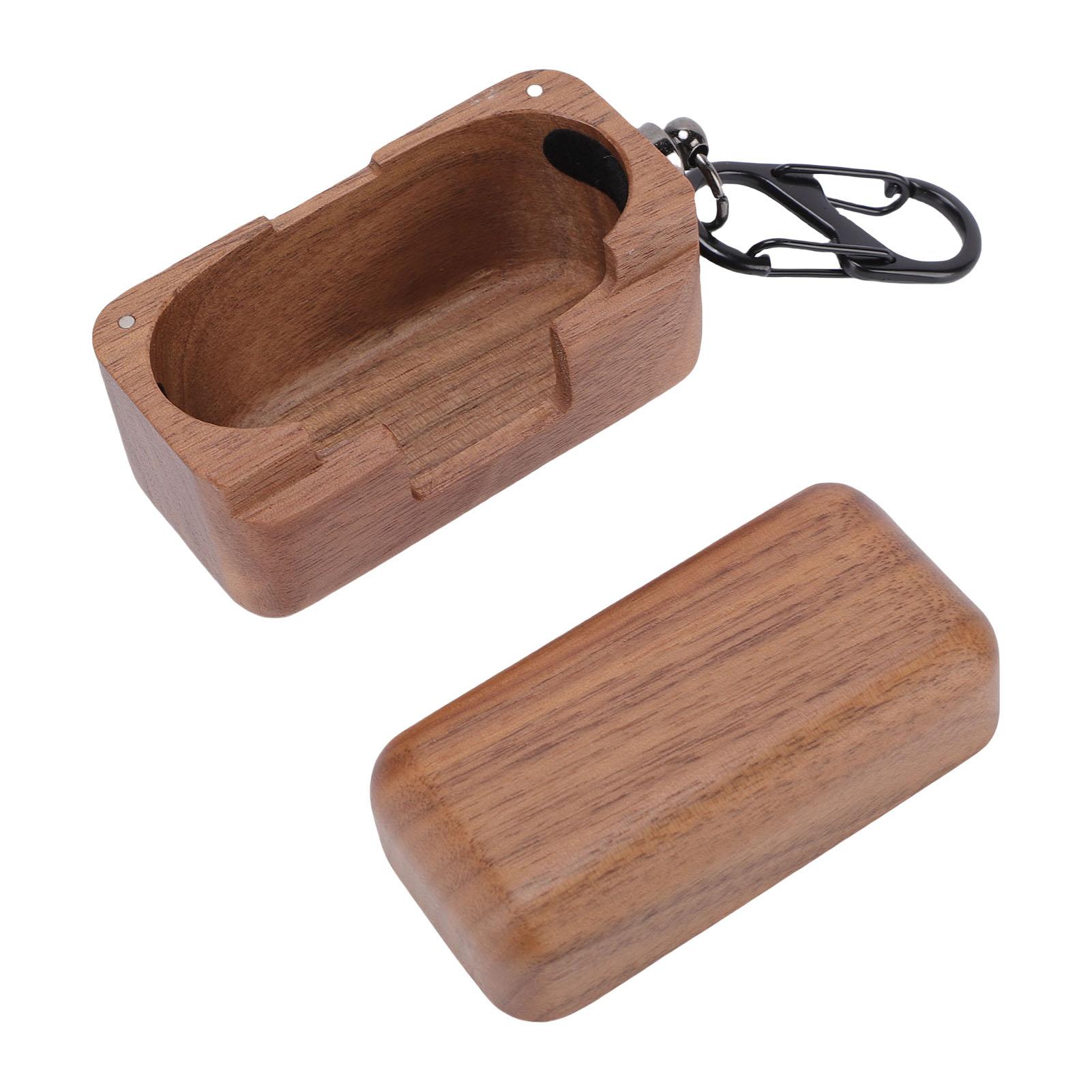 

Earbuds Wooden Case Fit for LinkBuds S Hand Polished Earphone Wood Protector Case