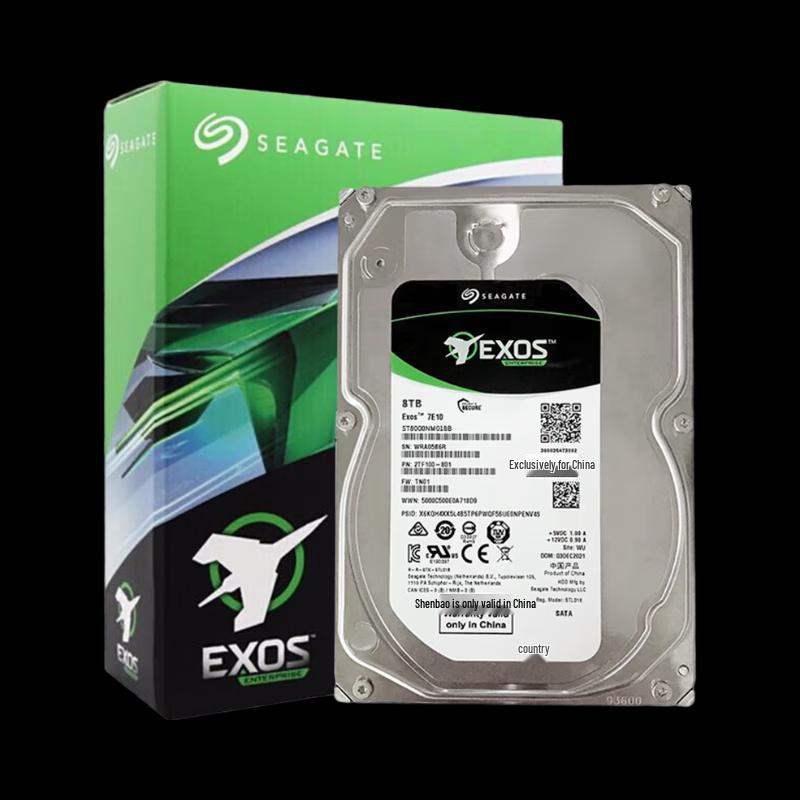 Seagate Exos 7E10 8TB Enterprise SATA Hard Drive