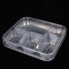 Lu Feng Lai Disposable 5-Compartment Plastic Takeaway Lunch Boxes (150-Count)