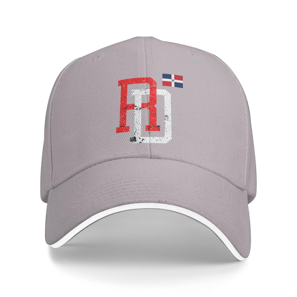 Baseballkappe Dominikanische Republik RD Flagge Stolz Laufen Hippie Trucker-Mütze Für Paare Damen Verstellbar Trendige Baseballkappen