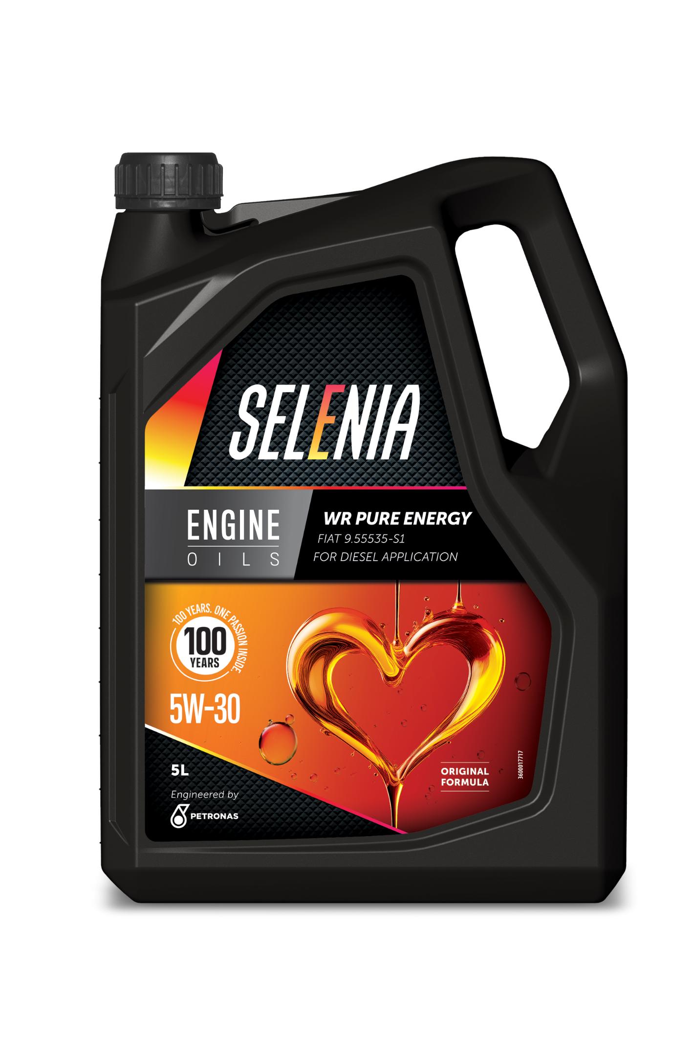 Huile moteur Petronas Selenia WR Pure NRG 5W-30, 5L, 009546