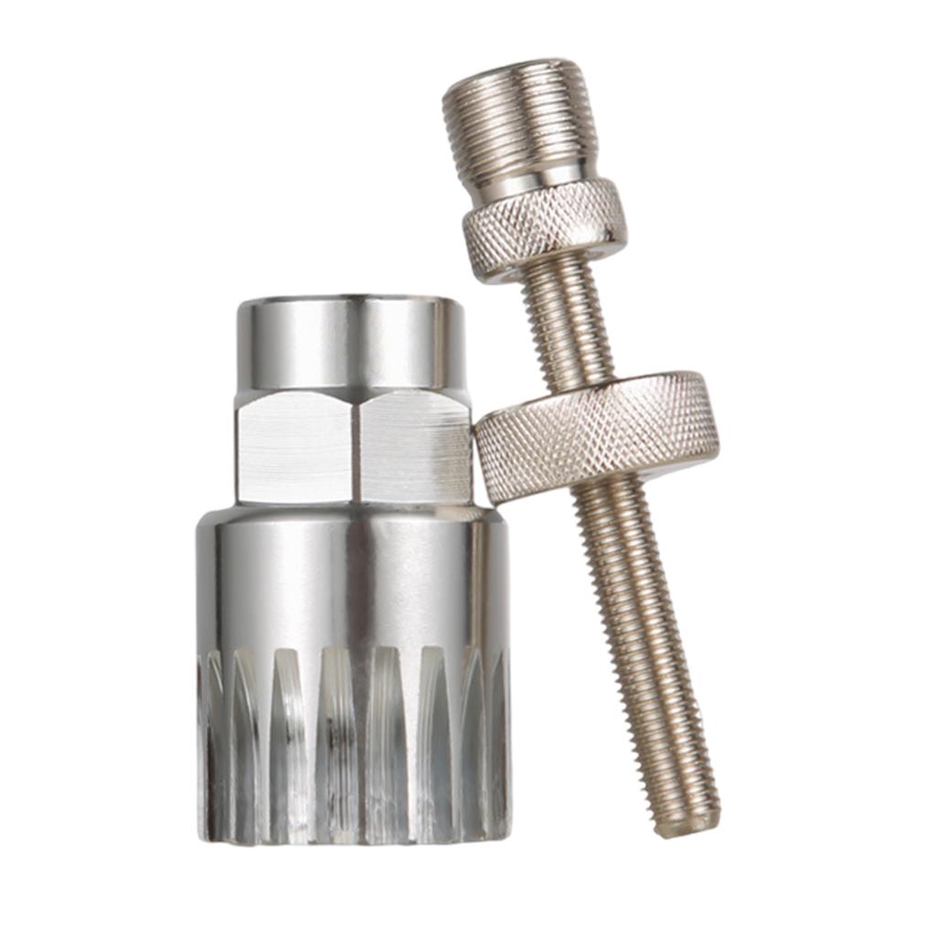 Bike Cassette Removal Tool Bicycles Bottom Bracket Removal Sleeve Tool Bike Cassette Lockring Tool for Repairing Bikes