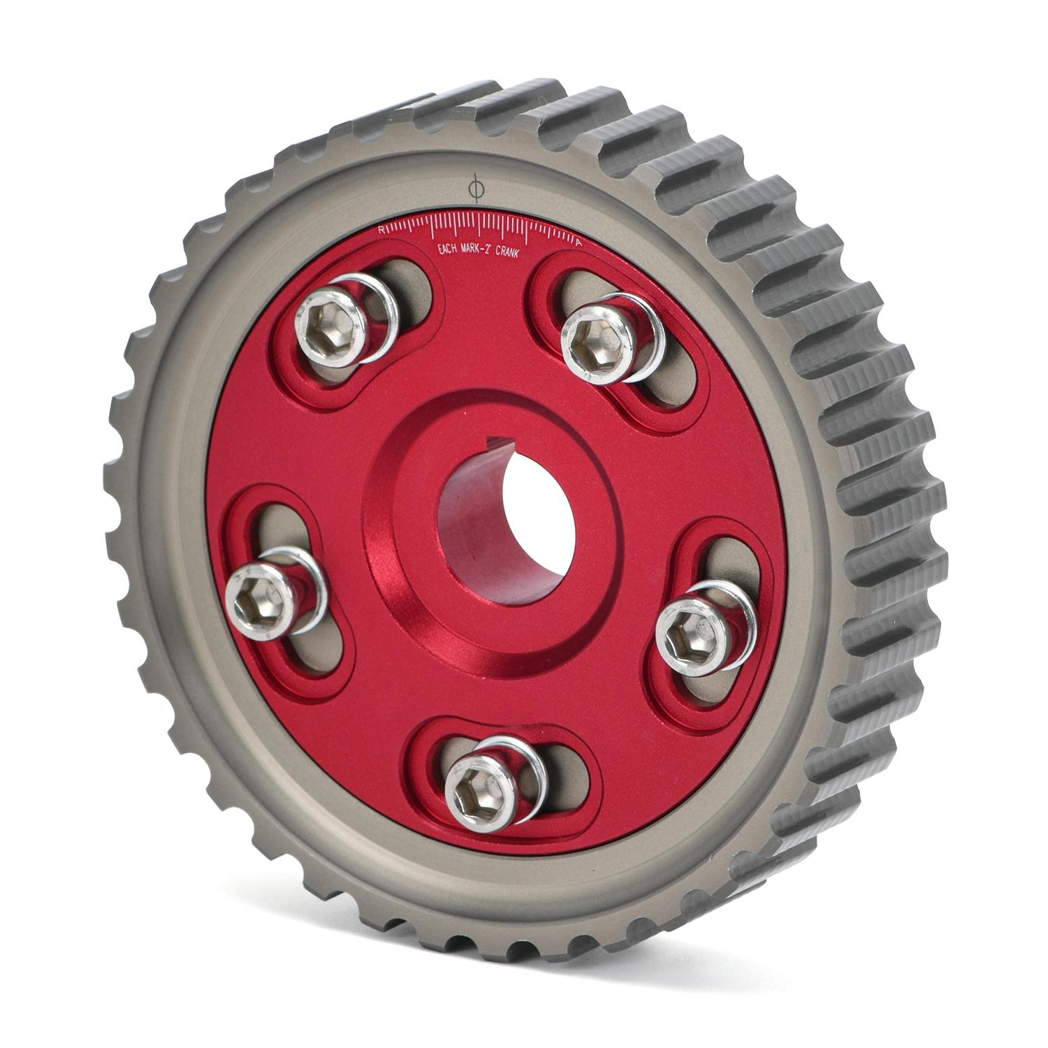 VR - Adjustable Cam Gear Alloy Timing Gear FOR HONDA SOHC D15/D16 D-SERIES ENGINE CAM PULLEY PULLYS GEARS 1PCS VR6542 красный
