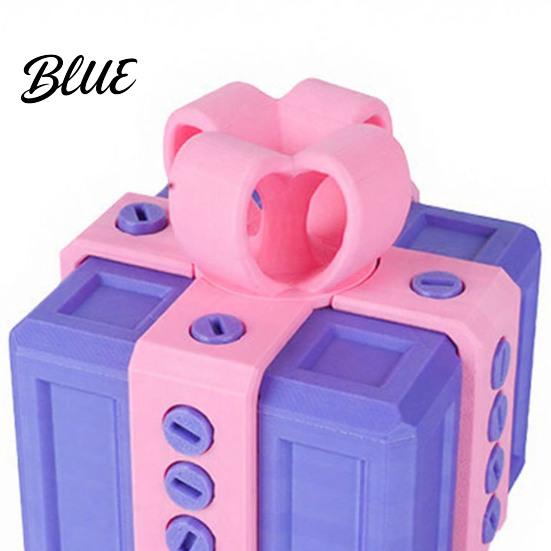 Funny Desktop Decoration Annoying Gift Box with Screws, 3D Printed Prank Screw Unique Birthday Joke Gifts Pop-up Finger Surprise, Gag for Birthdays