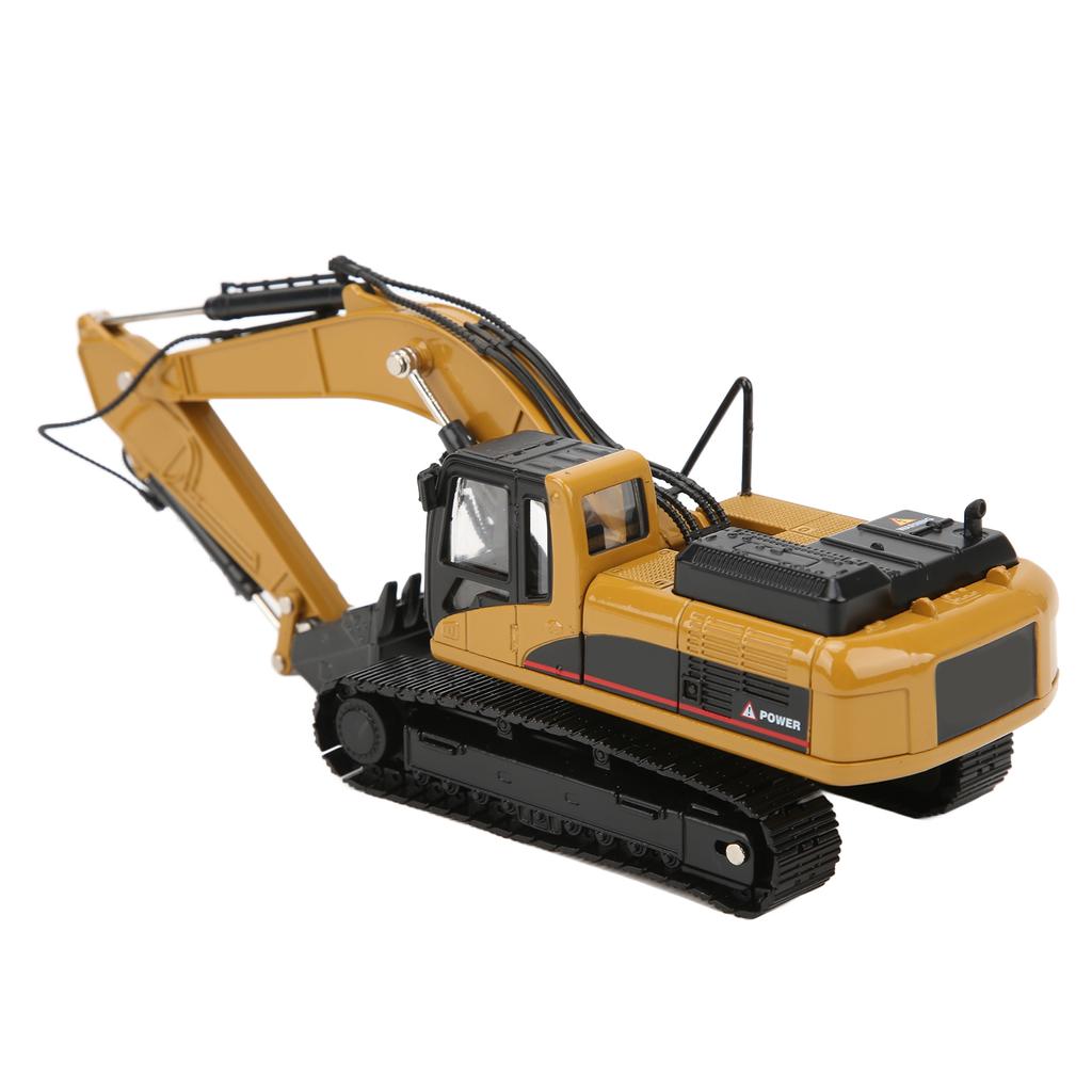 1/50 Scale Engineering Excavator Model Alloy Construction Vehicle Static Model Toy for Boys and Girls
