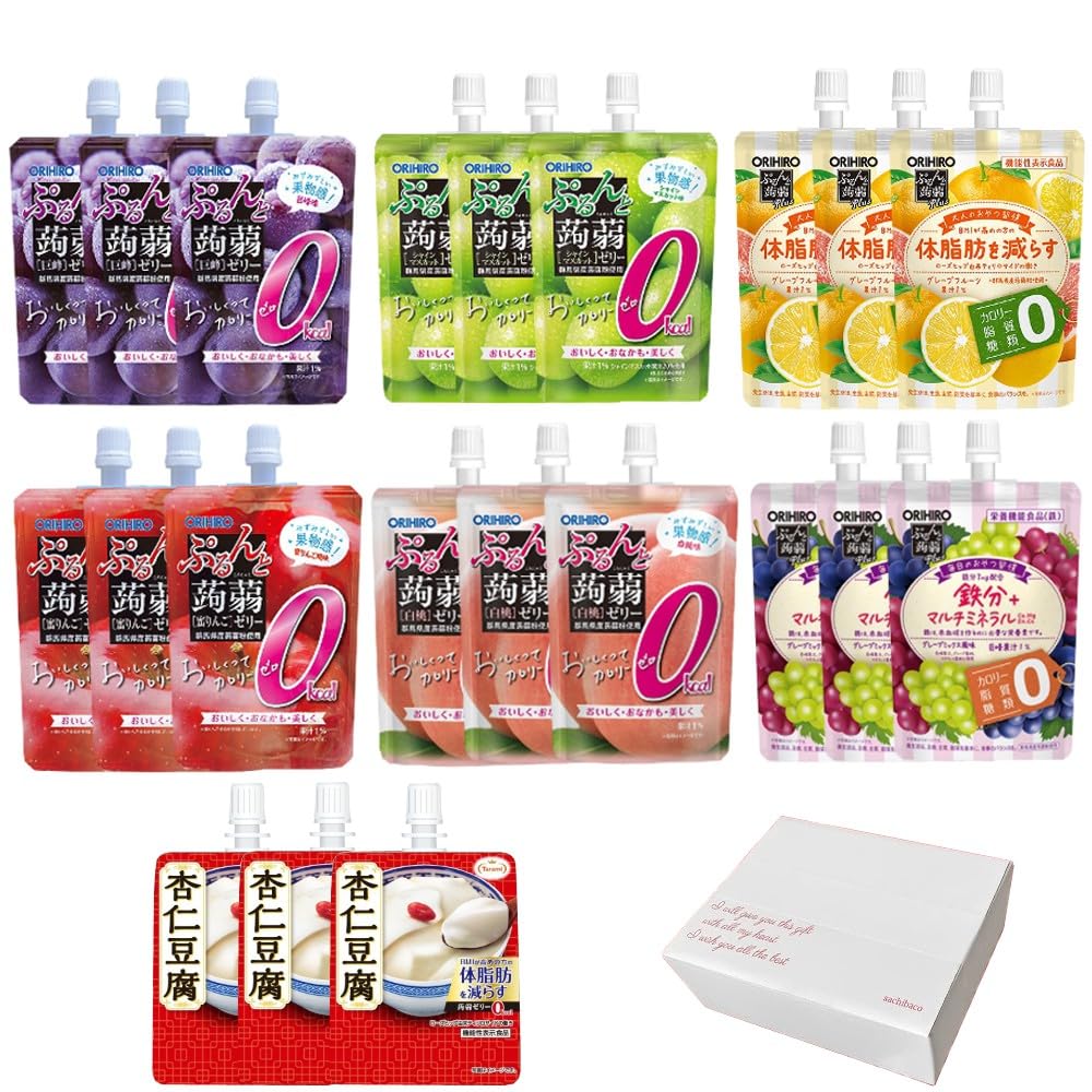 

Konnyaku 7 21 Assorted Delicious Konnyaku Sachibaco Zero-calorie Jelly, Varieties, Bags, Set, Stand-Up Pouch, Jelly, Orihiro, Tarami,