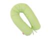 Longer Pregnancy Pillow for Pregnant Women To Sleep + Removable Cover - Green Stripes