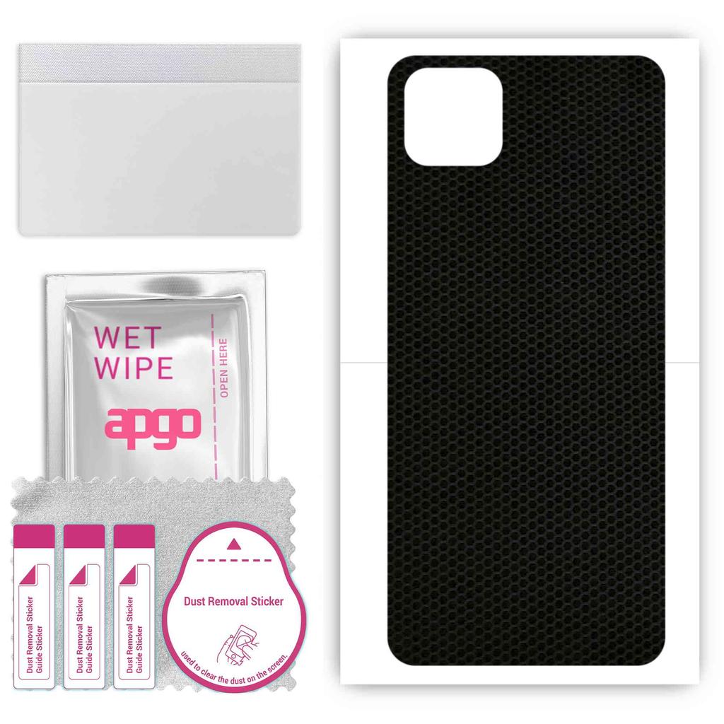 apgo Protective Skin Sticker for the back compatible with Infinix Smart 5 Pro, Wrap Film, Foil, Vinyl - Pattern Matrix