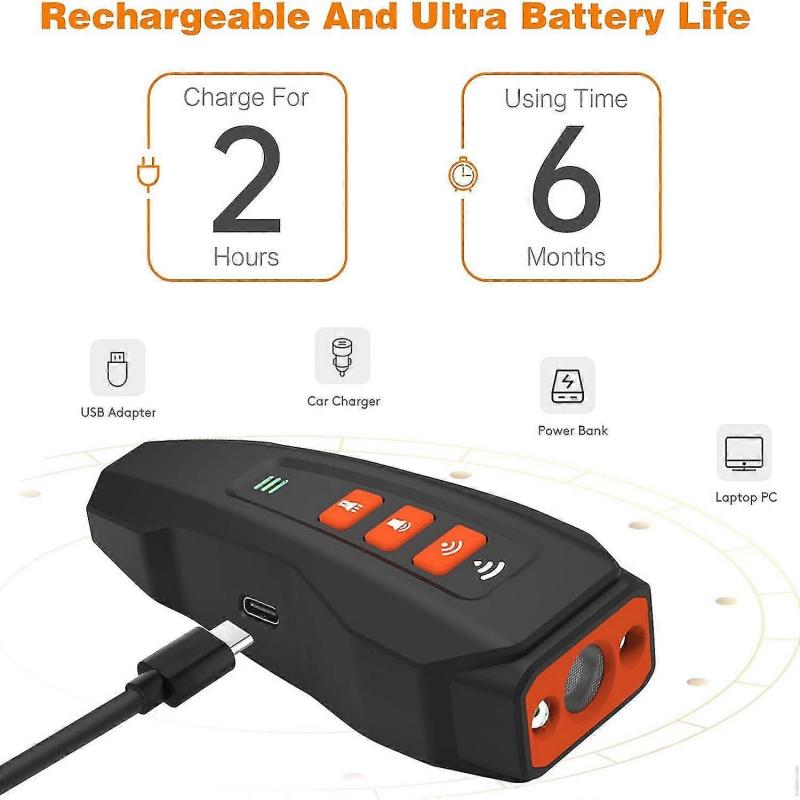 Dog Bark Deterrent Devices, Ultrasonic Anti Barking Device For Dogs 50ft Range