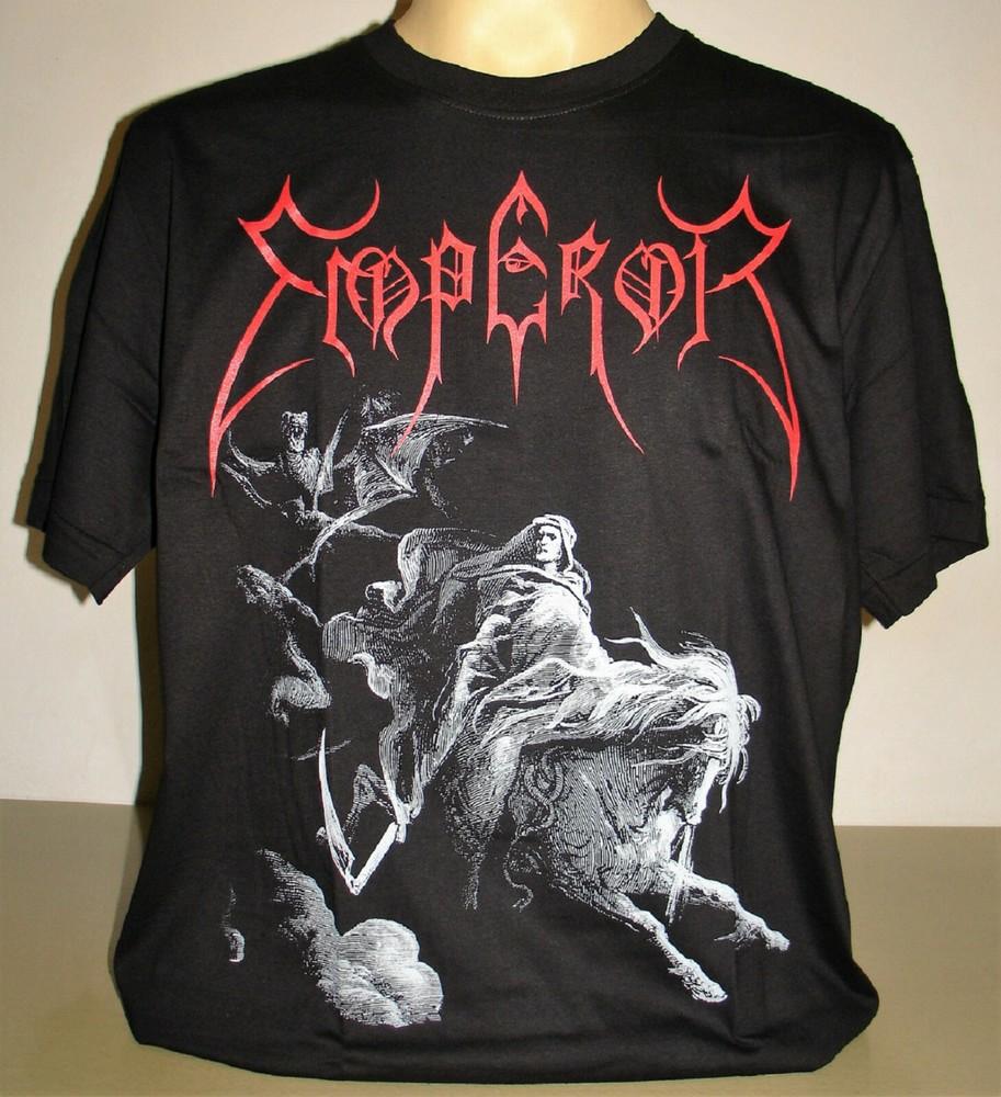 

26 Emperor Rider Pentagram T-Shirt Size S M L XL 2XL 3XL Black Metal Band New! Unisex T-Shirt XL