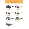 Kids Sunglasses UV400 Protection 7 Colors Vintage Oval Goggles for Boys Girls Baby Travel Fashion
