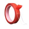 1CM*3M Rotes Transparentes Silikon Doppelseitiges Klebeband Aufkleber für Auto Hochfest Keine Spuren Klebstoff