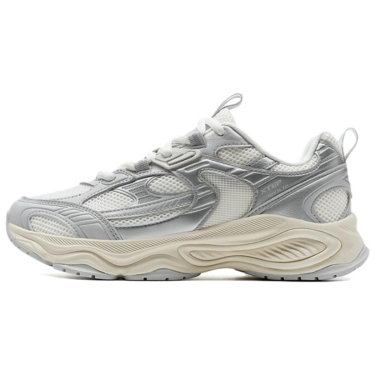 Xtep Qiyuan 2000 II Comfortable Trendy Breathable Durable Low-Top Casual Shoes Women sneaker Gray 975218320029-2 36