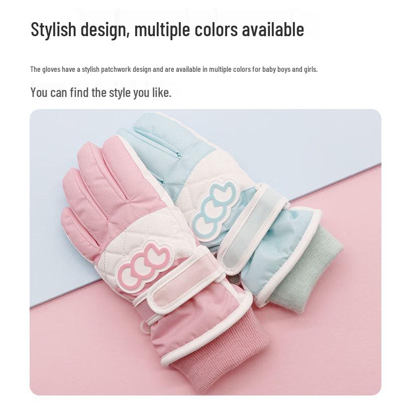 COCOLIC Kids' Winter Cartoon Ski Gloves