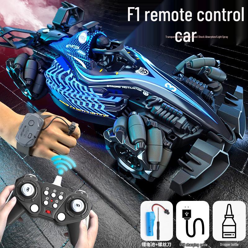 Gesture-Control Formula Drift RC Car - 4WD Spray Toy