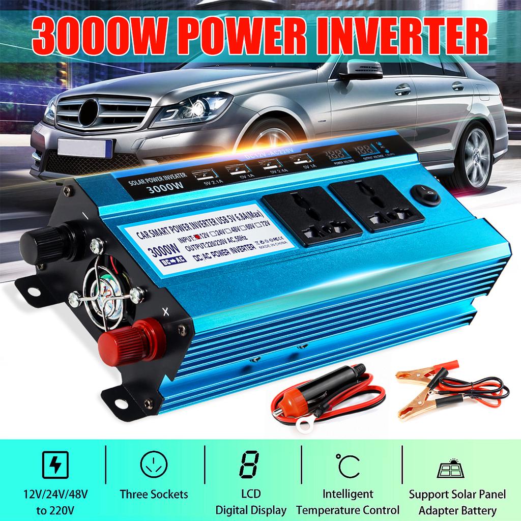 3000//4000//5000W Solar Power Inverter 12//24V-220//230V Modified Sine Wave Convert