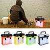 Tackle Tool Organizers Case for Fishing Accessory, Fishing Tackle Storage Box with Handle, 4 Layer Fishing Tackle Box