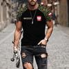 The Graphic 3D Full Print T-shirt With Flag of Poland Men Clothing Summer Short Sleeve Casual Oversized Tees Fashion Tops