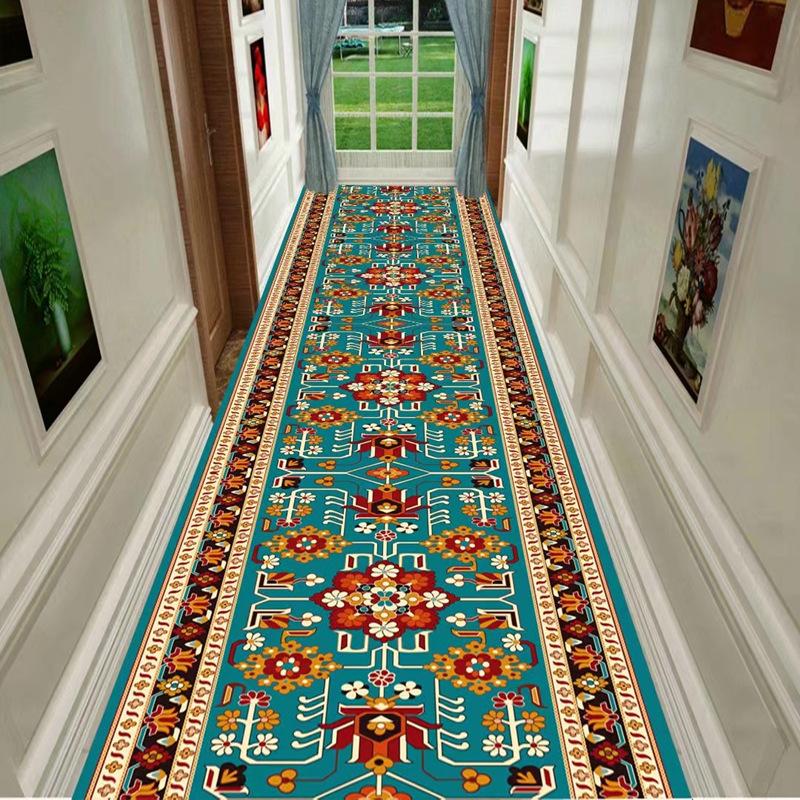 Home Living Room Hallway Persian Style Carpet Hallway Foyer Home Washable Entrance Carpet
