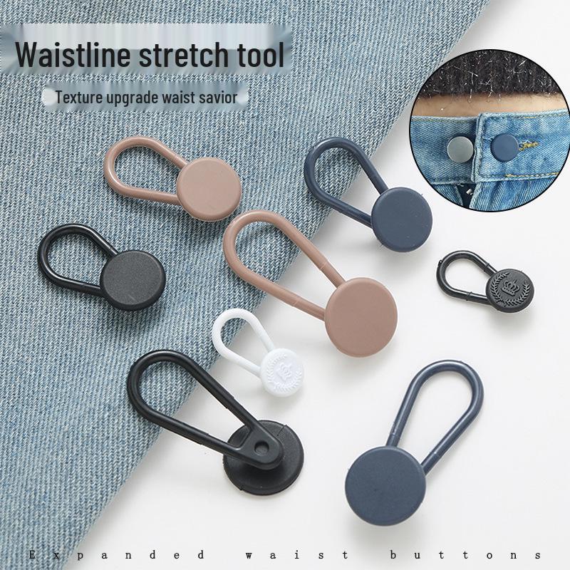 Retractable Detachable Waist Extender Button for Jeans