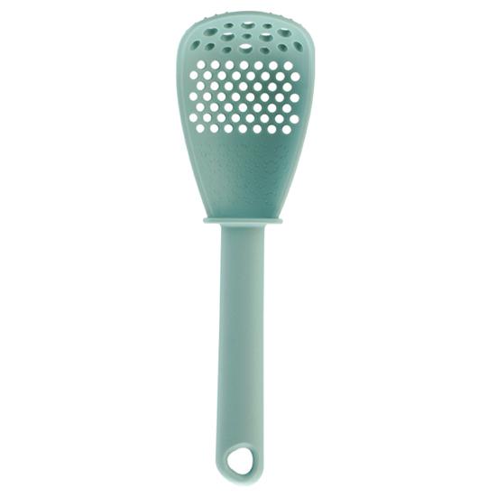 Potato Masher Water Draining Bump Serration Multi-Purpose Grinding Mashed Colander for Kitchen