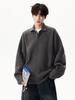 Vintage-Style Men's Autumn Polo Collar Knitwear: Loose, Casual, and Versatile