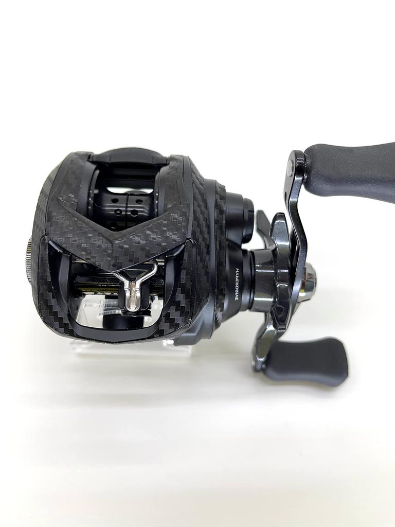 CUSTOM YOROI Custom Decal for 22 Tatula TW80 and 23 Saltist Scratch Baitcasting Reel Customization SEAT.JP SVTW80, Protection, (Black, Left-Handed)