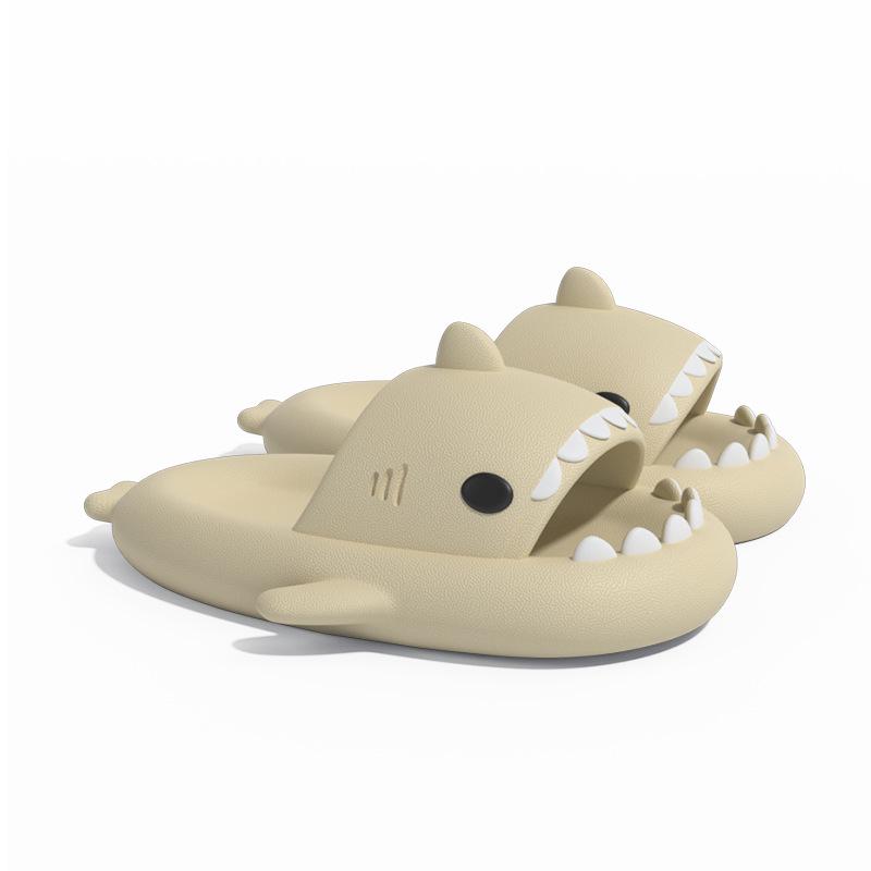Shark Summer Slippers: Non-Slip Thick Sole for Men and Women, Indoor and Outdoor Wear.