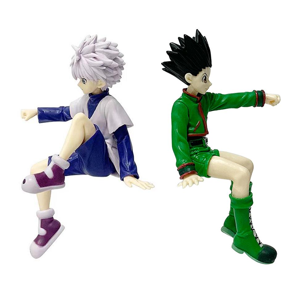 In Stock: For Hunter Anime Figures, Gon And Killua Action Figures, Collectible Noodle Stopper Model Toy Sets,Boys' Toy Sets