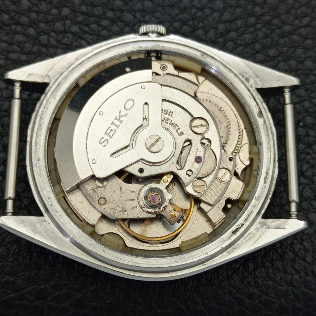 VINTAGE SEIKO AUTOMATIC 6309A JAPAN MENS GREEN COLOR DIAL WATCH a701568-5 R206b-a701568