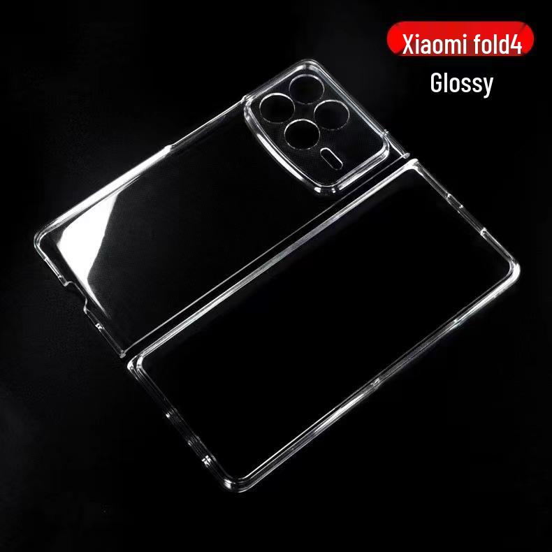 

Compatible with Xiaomi Mix Fold4 & Fold3 Transparent Glossy PC Phone Case Xiaomi Mix Fold 4
