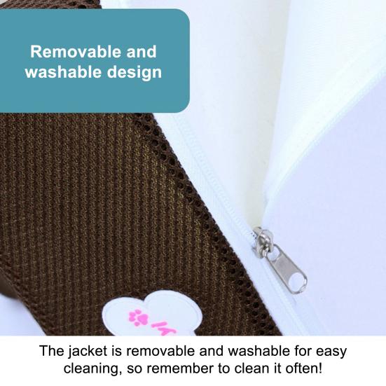 Yousheng Haustierleiter-Abdeckung, abnehmbarer Reißverschluss, Stoff, rutschfeste Hundekletterrampen-Abdeckung für Welpen