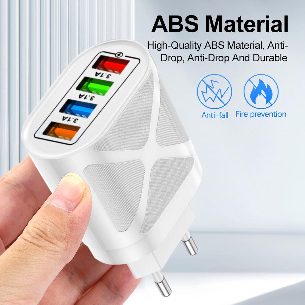 65W GaN Multi-Port Fast Charger with PD 33W & QC 3.0, European Standard (9V/12V)