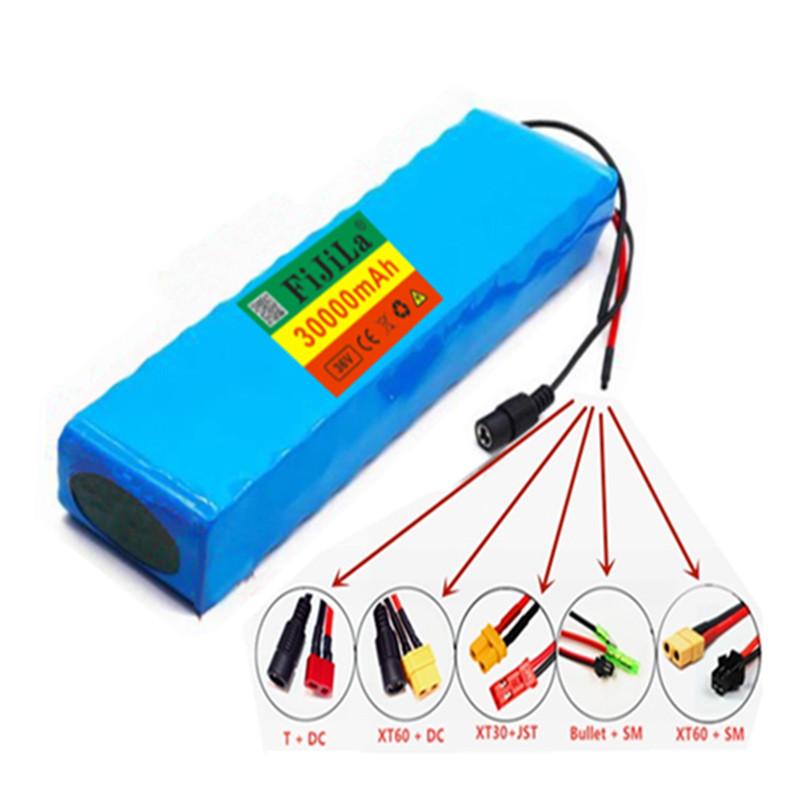 36V 10AH E-Bike Lithiumbatterij Elektrische Fiets Batterij 36V 10S3P Lithiumbatterij met lader Ingebouwde BMS-beschermingskaart voor 100W 200W 350W 400W 500W 800W motoren 36V10AH,XT60