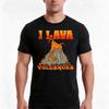I Lava Volcanoes Tshirt Summer Casual Cotton Tee Oversized Streetwear Tops Vintage Graphic Print Loose Fit Short Sleeve